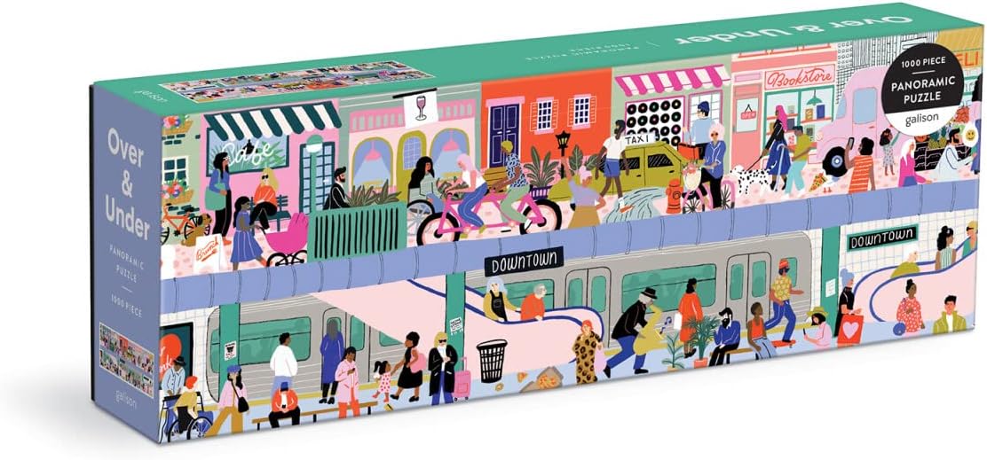 Over & Under 1000 Piece Panoramic Puzzle