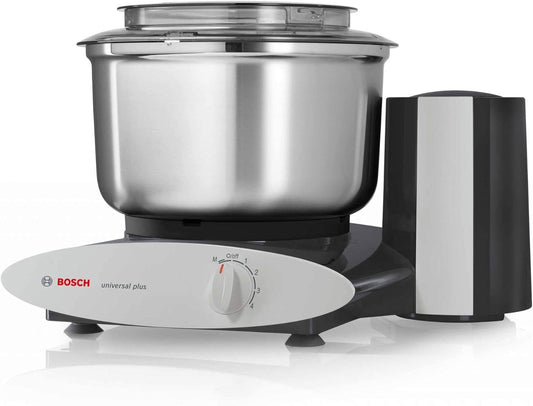 Bosch Universal Plus Mixer with Stainless Steel Bowl | Black & Silver or White