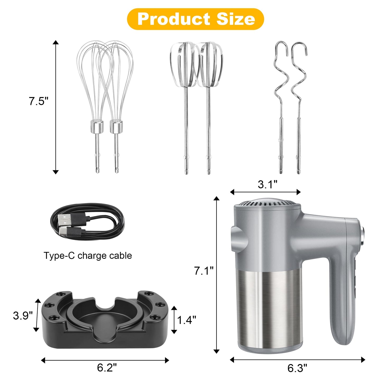 Cordless Hand Mixer | binROC