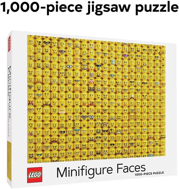 Minifigure Faces 1000-Piece Jigsaw Puzzle