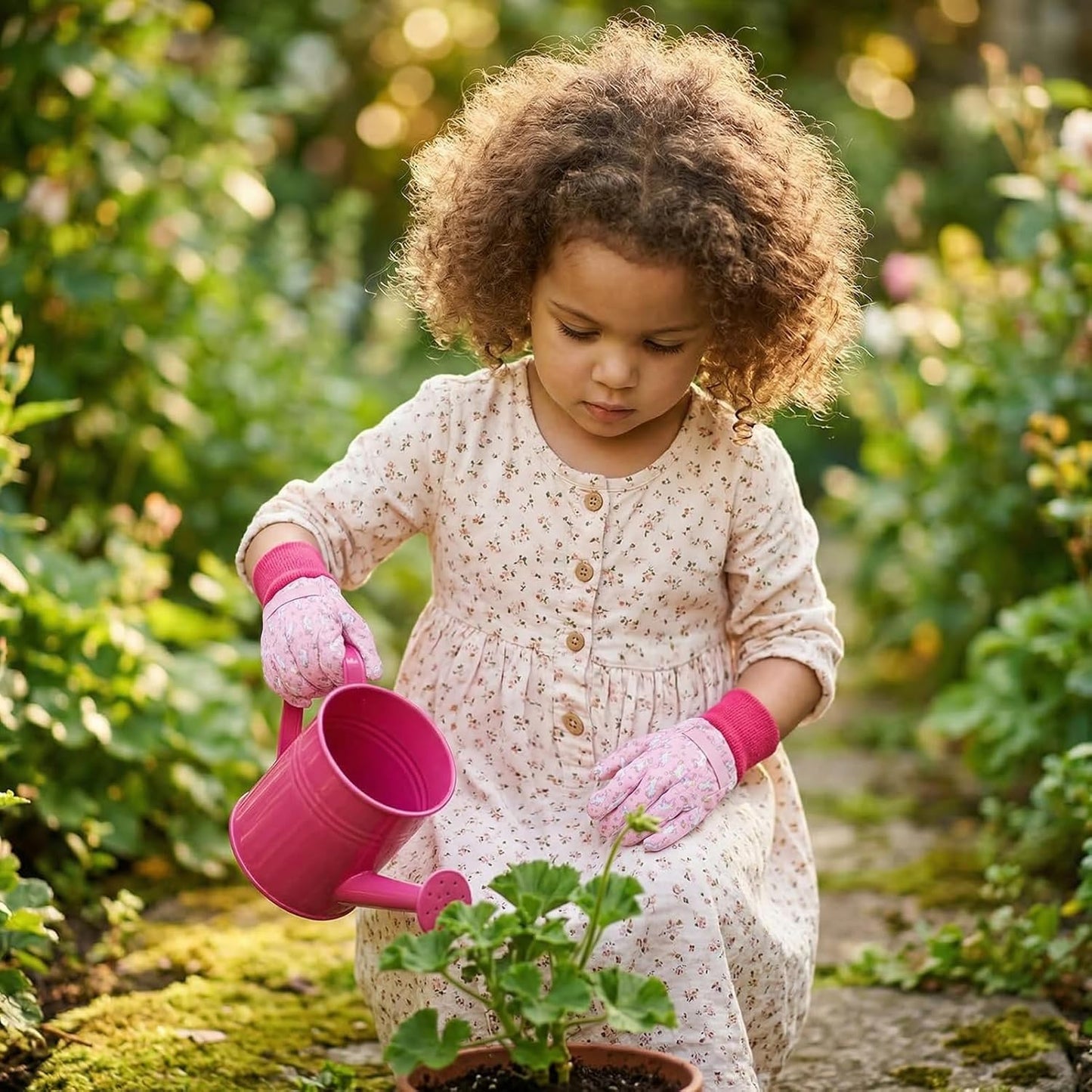 Gardening and Garden Gloves for Toddler, Children's Yard Work Glove, Age 2-6