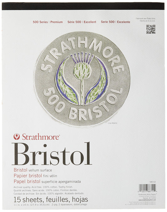 Strathmore 500 Series Bristol | 2-Ply | 15 Sheets