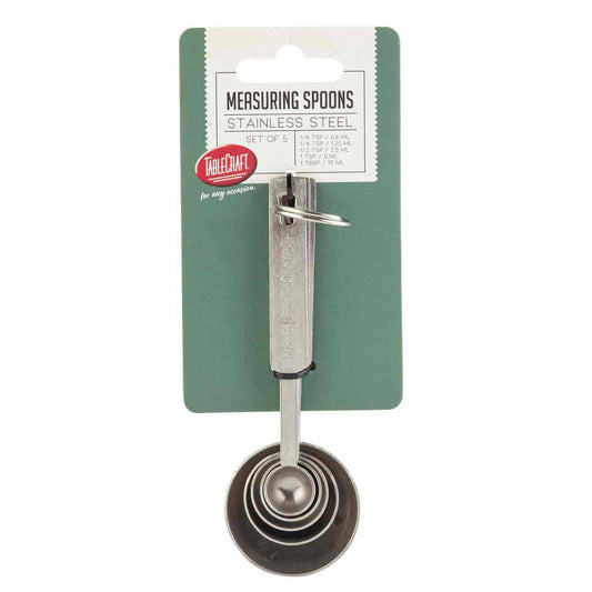 5-Pc Measuring Spoon Set | Round