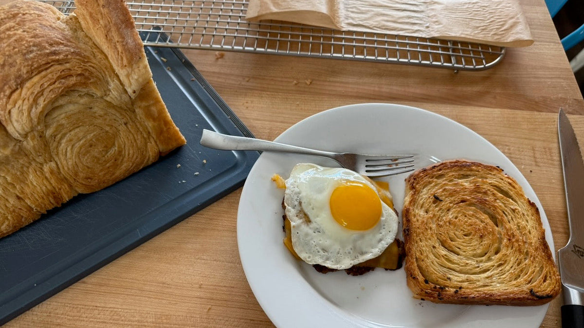 Laminated Corn Bread