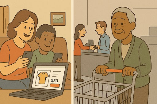 Shopping Using Online & Retail Insights
