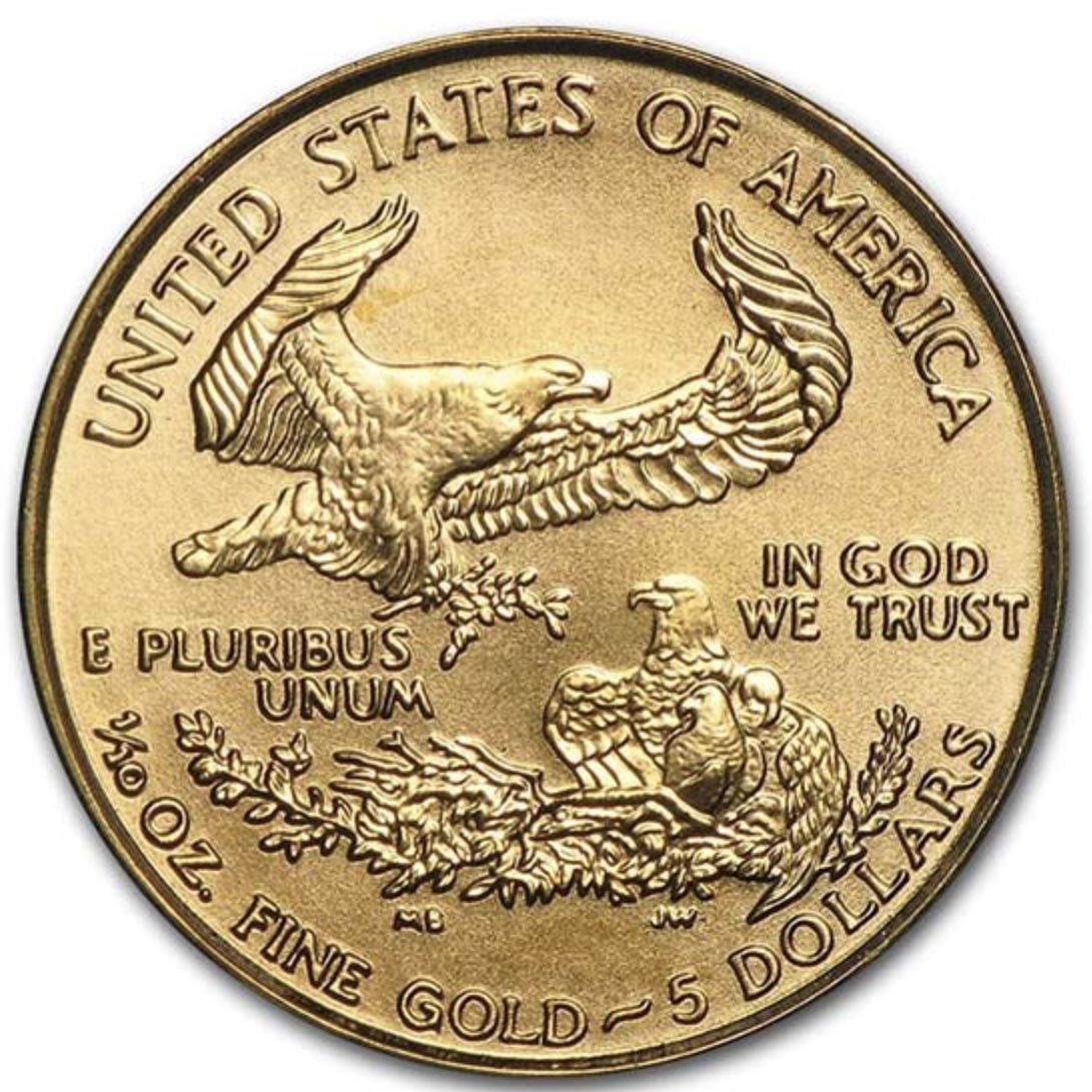 1/10 oz American Gold Eagle BU Coin
