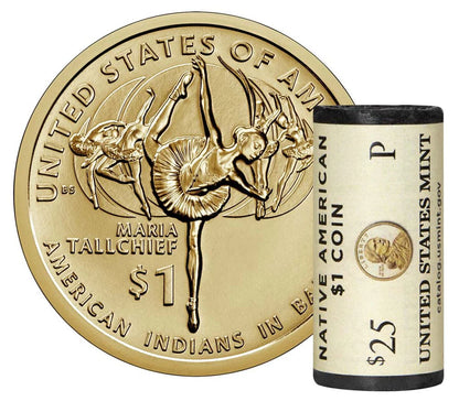 US $1 Coin Rolls | 25 Coins per Roll