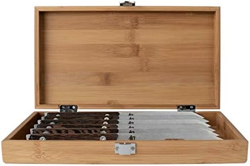 Shun Kanso 6 Piece Steak Knife Set with Bamboo Box