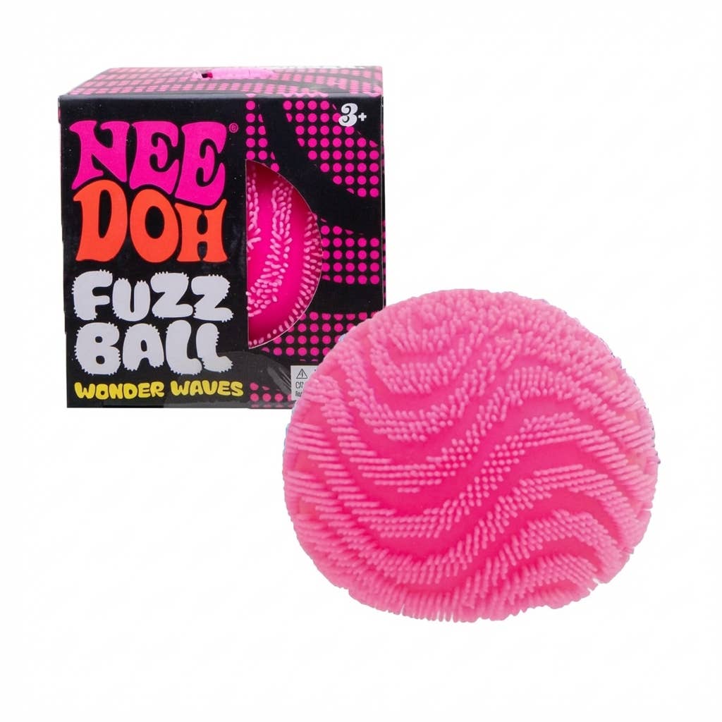 Nee-Doh Fuzz Ball Wonder Squishy | Fuzzy Color-Wave Sensory