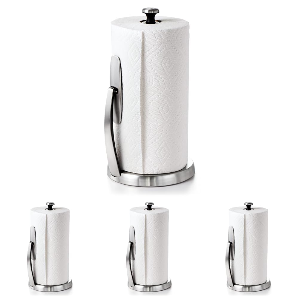 OXO Good Grips SimplyTear Paper Towel Holder Countertop for Kitchen