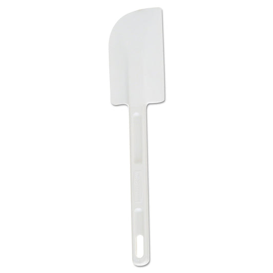 Rubbermaid Commercial Products Cold Temperature Scraper Spatula, White, 9.5 Inch, Clean-Rest Design