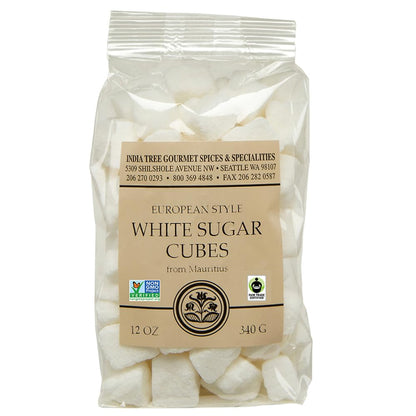 White Sugar Cubes Pure Cane Non-GMO Raw Sweetener