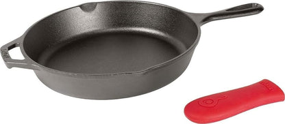 Lodge Pre-Seasoned Cast Iron Skillet Set, 8, 10.25 and 12 Inches