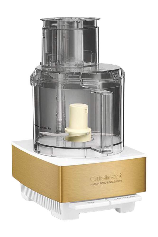 Cuisinart Food Processor, 14-Cup Vegetable Food Chopper for Mincing, Dicing, Shredding, Puree & Kneading Dough, 720-Watt Motor, Stainless Steel, DFP-14BCNY