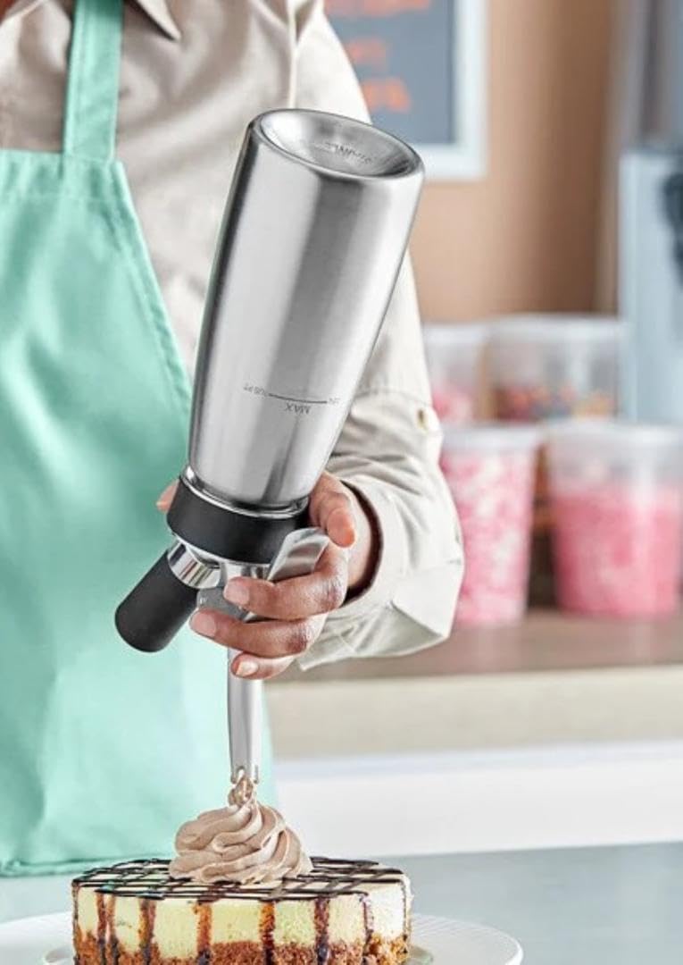 iSi Cream Profi Whip Cream Whipper | Stainless Steel, 1 Pint or 1 Quart