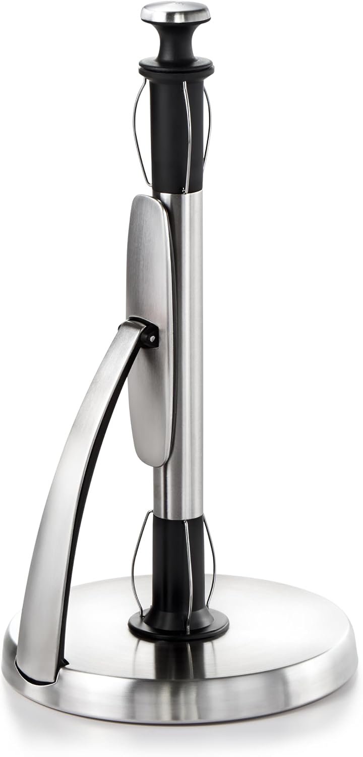OXO Good Grips SimplyTear Paper Towel Holder Countertop for Kitchen