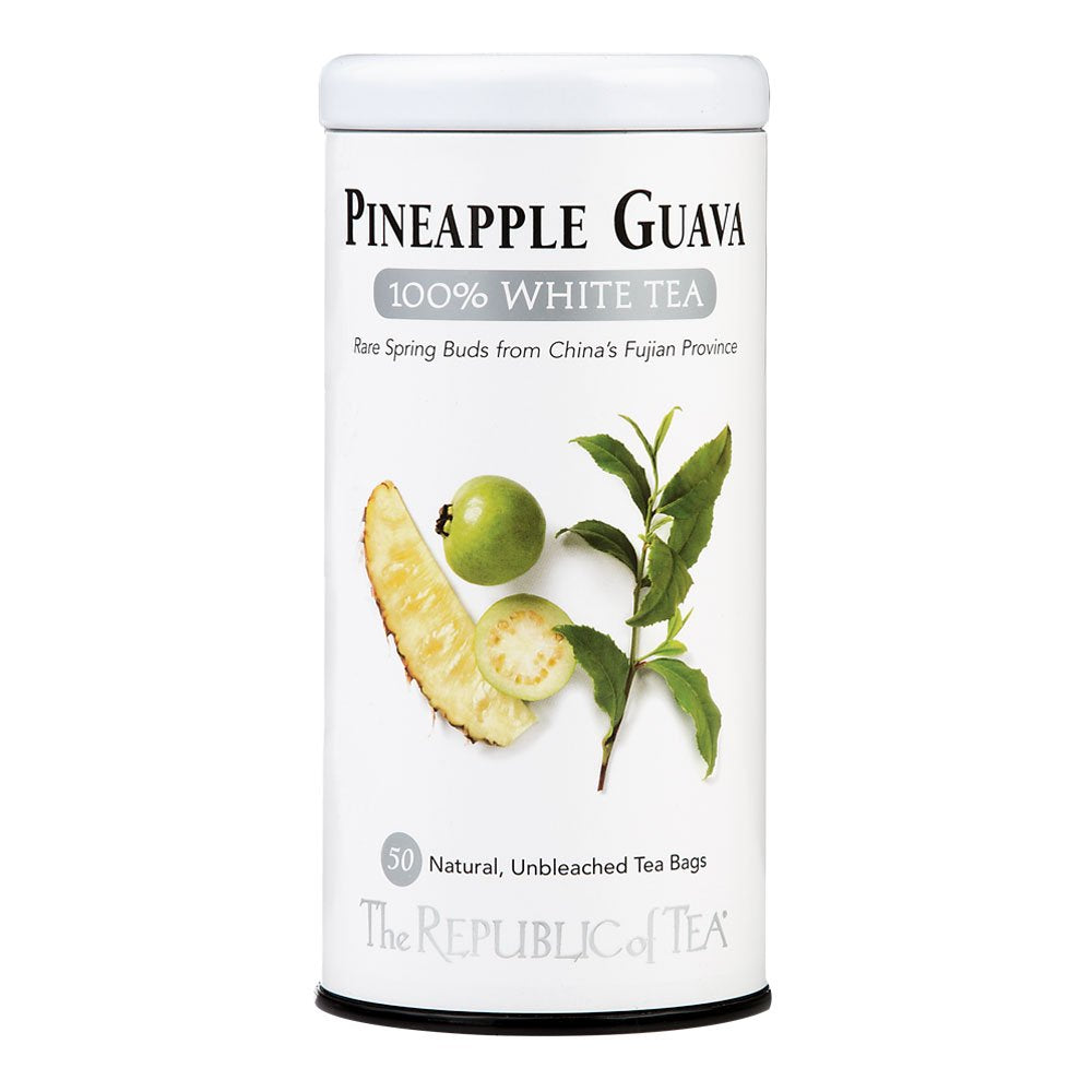 Pineapple Guava 100% White Tea Bags, 50 ct | The Republic of Tea