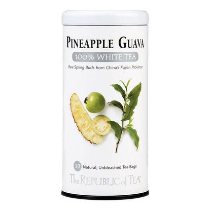 Pineapple Guava 100% White Tea Bags, 50 ct | The Republic of Tea