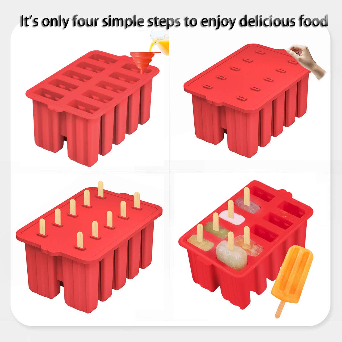 Silicone Popsicles Molds