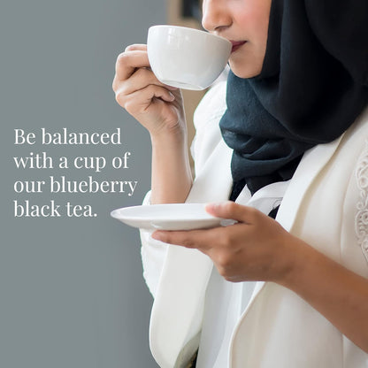 Wild Blueberry Black Tea, Naturally Caffeinated | The Republic of Tea