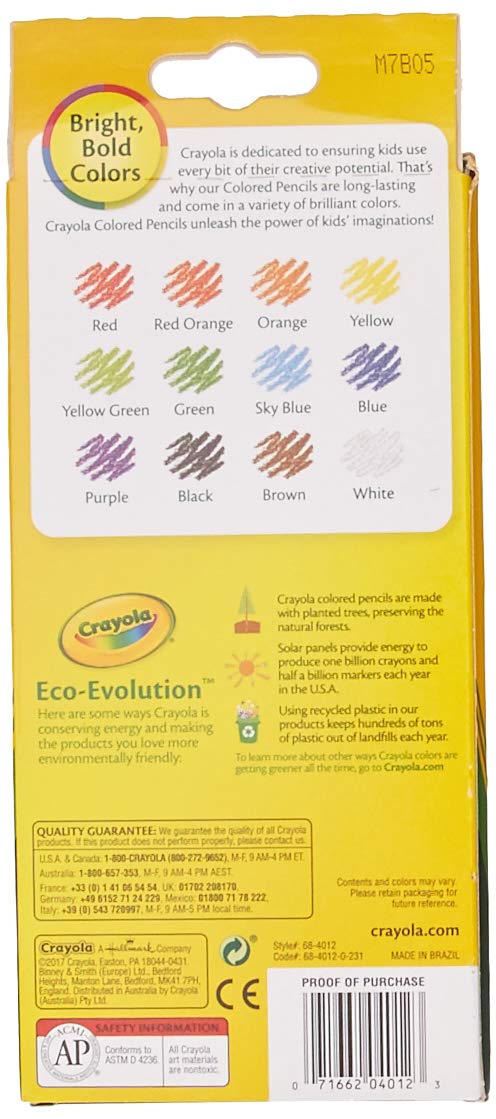 Crayola Colored Pencil 12 Pack