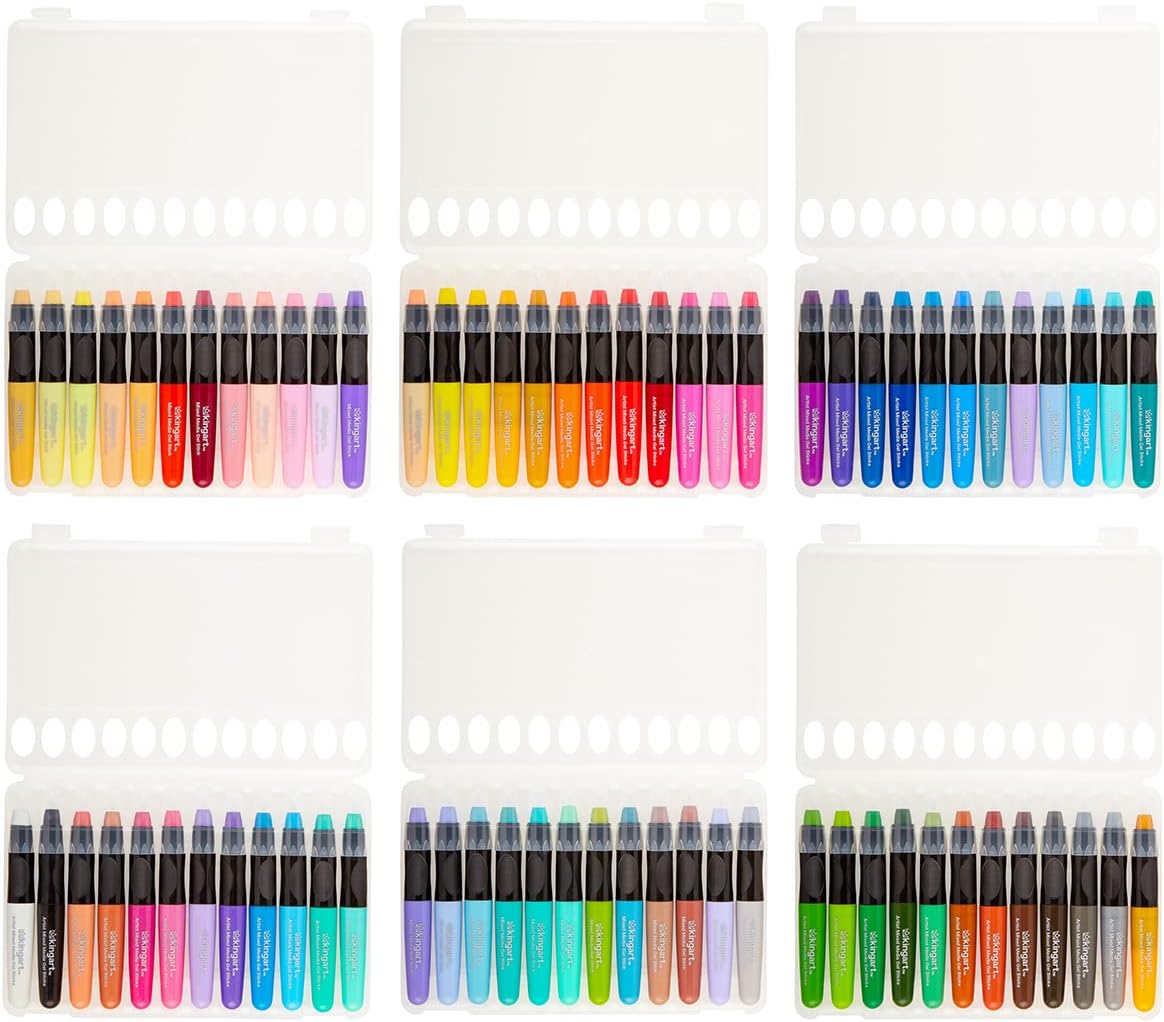 Mixed Media Gel Stick Crayons 72 Colors