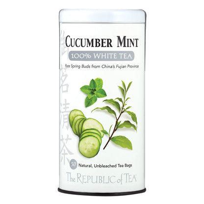 Cucumber Mint 100% White Tea Bags | The Republic of Tea