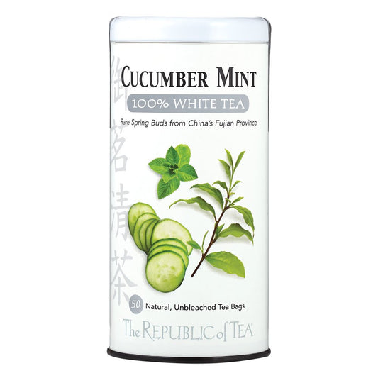Cucumber Mint 100% White Tea Bags | The Republic of Tea