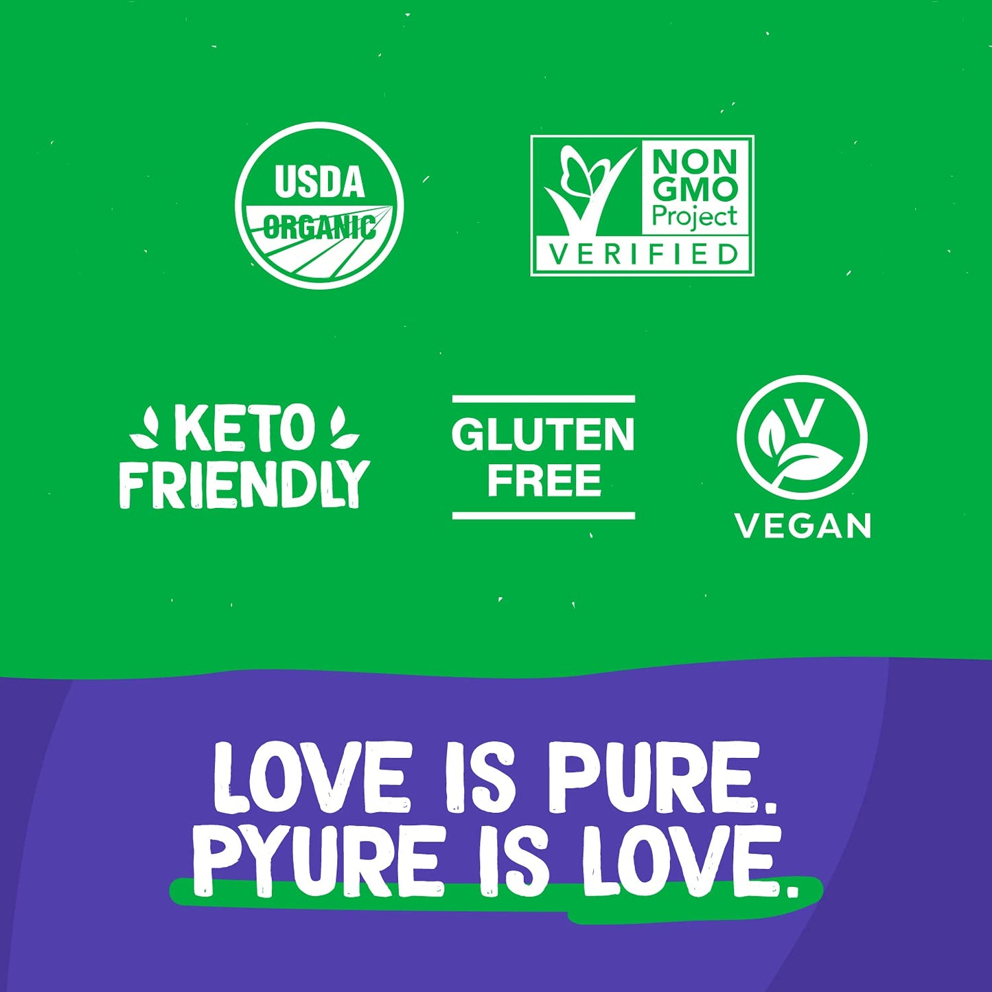 Pyure Organic Stevia Blend | Zero Calorie Sugar Substitute, 24 Oz Pouch