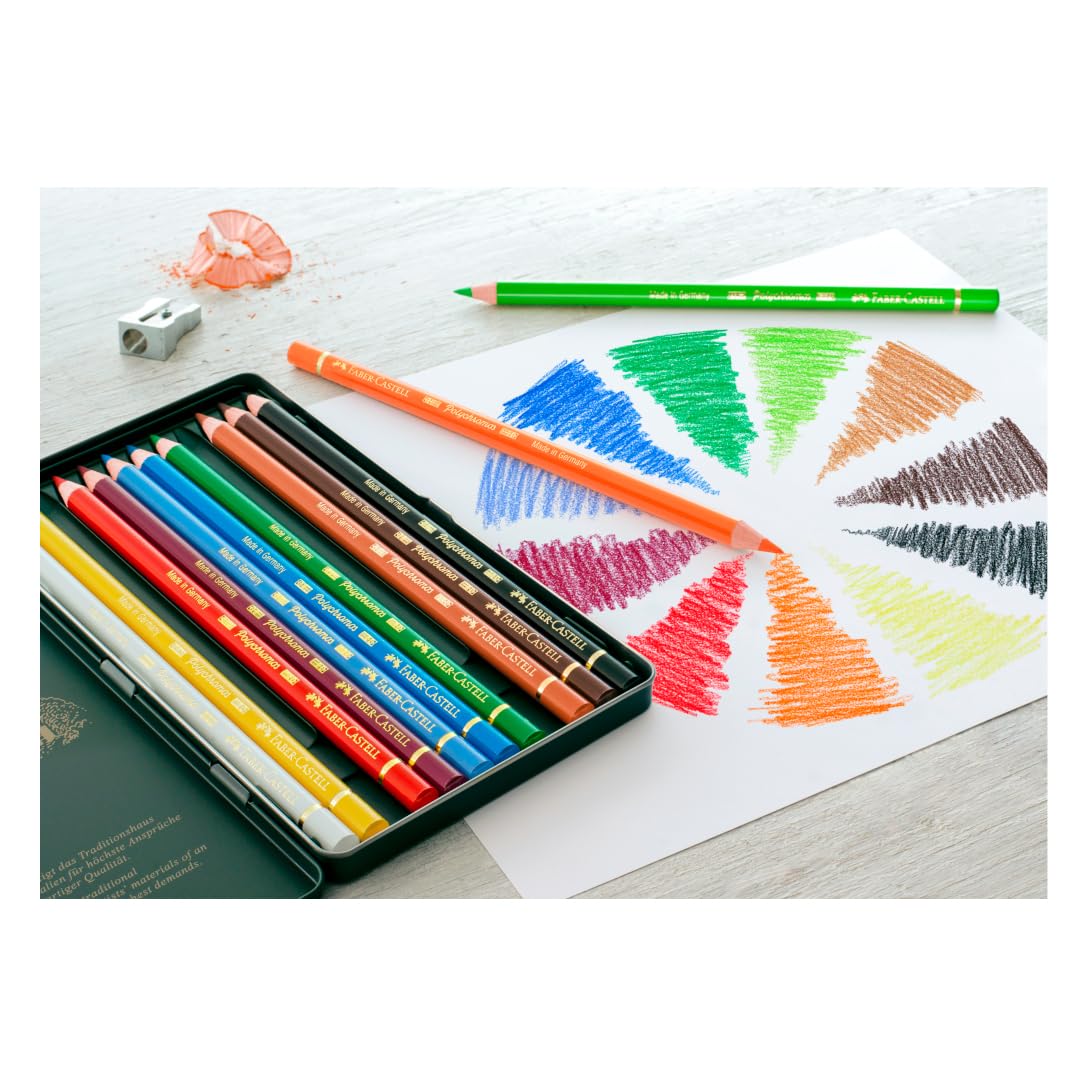 Faber-Castell Polychromos Artists' Color Pencils | Tin of 120 Colors
