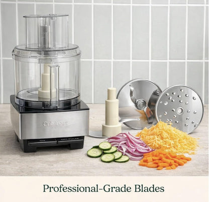 Cuisinart Food Processor, 14-Cup Food Chopper | 720-Watt Motor, Stainless Steel, DFP-14BCNY