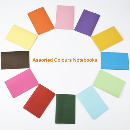 12 Pack Colorful Blank Notebooks A5 Journals | 12 Colors, 30 Sheets