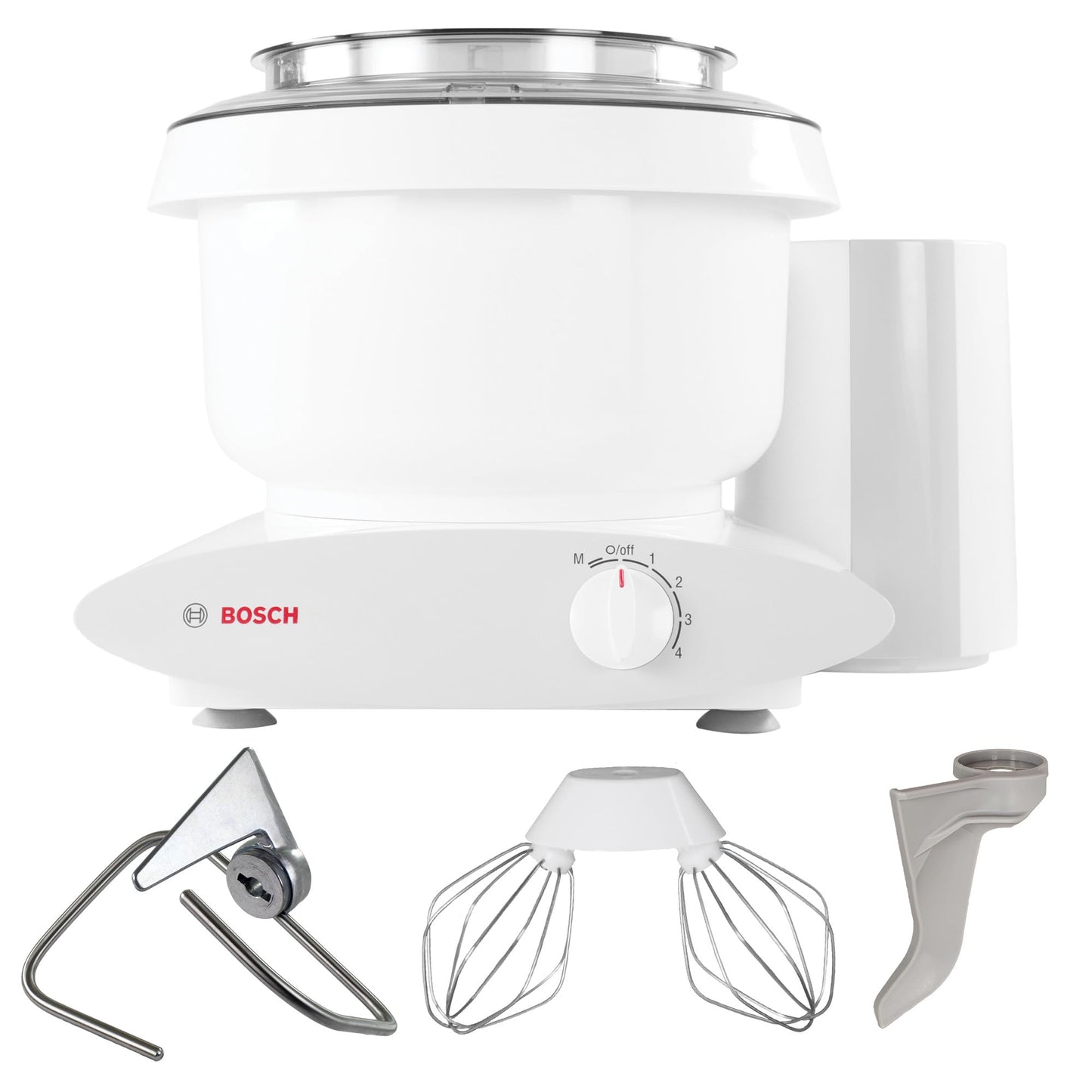 Bosch Blender Bundle - Black Universal Plus Mixer with Stainless Steel Bowl, Dough Hook Extender, and Blender