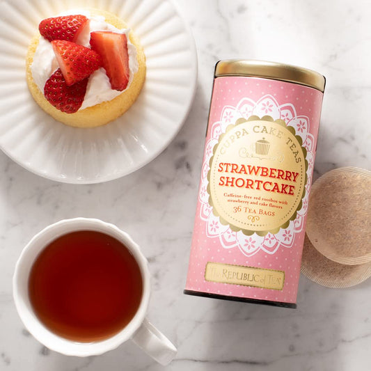 Cuppa Cake Strawberry Shortcake Herbal Tea, 36 Count | The Republic of Tea