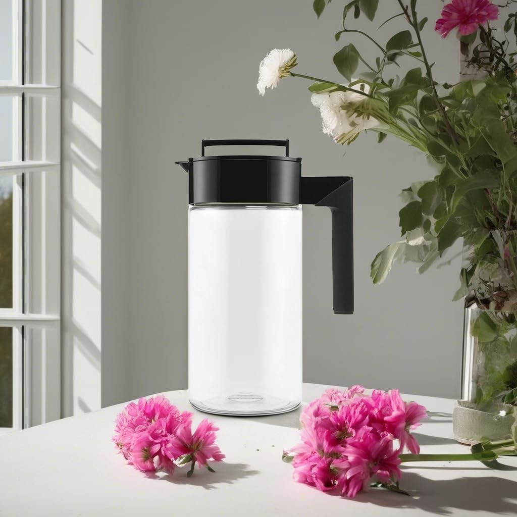 Takeya Patented and Airtight Pitcher Made in the USA, 2 Quart