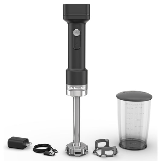 KitchenAid Go Cordless Hand Blender - battery included, KHBRV71, Porcelain White