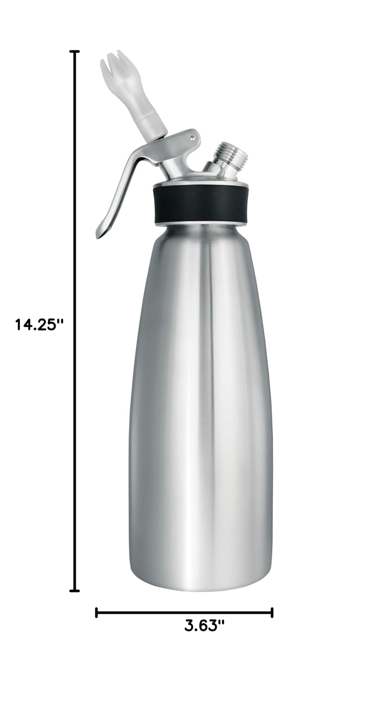 iSi Cream Profi Whip Cream Whipper | Stainless Steel, 1 Pint or 1 Quart