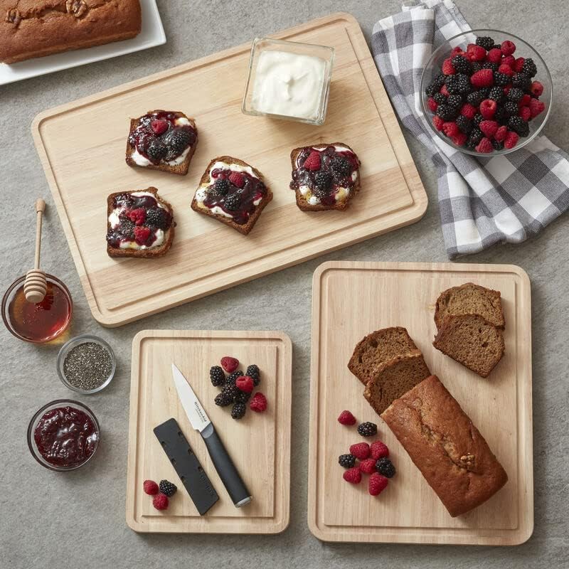 KitchenAid Rubberwood Cutting Board 8-inch x 10-Inch
