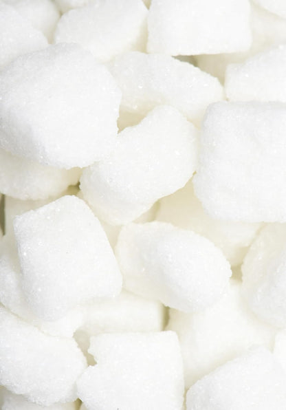 White Sugar Cubes Pure Cane Non-GMO Raw Sweetener