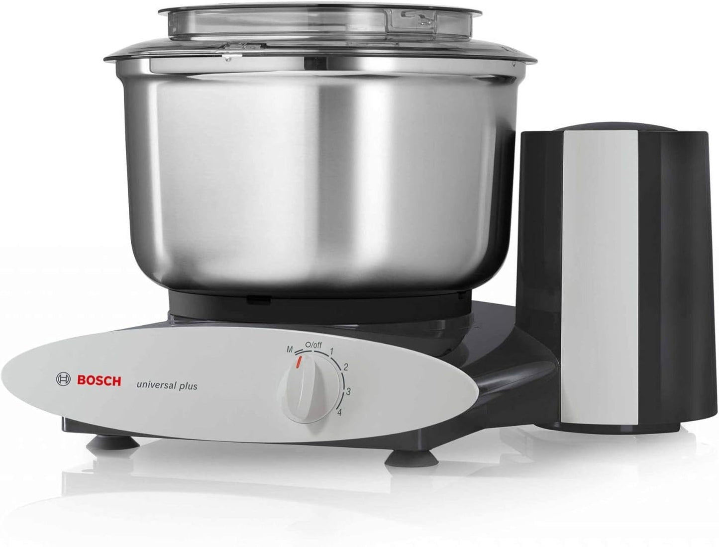Bosch Blender Bundle - Black Universal Plus Mixer with Stainless Steel Bowl, Dough Hook Extender, and Blender