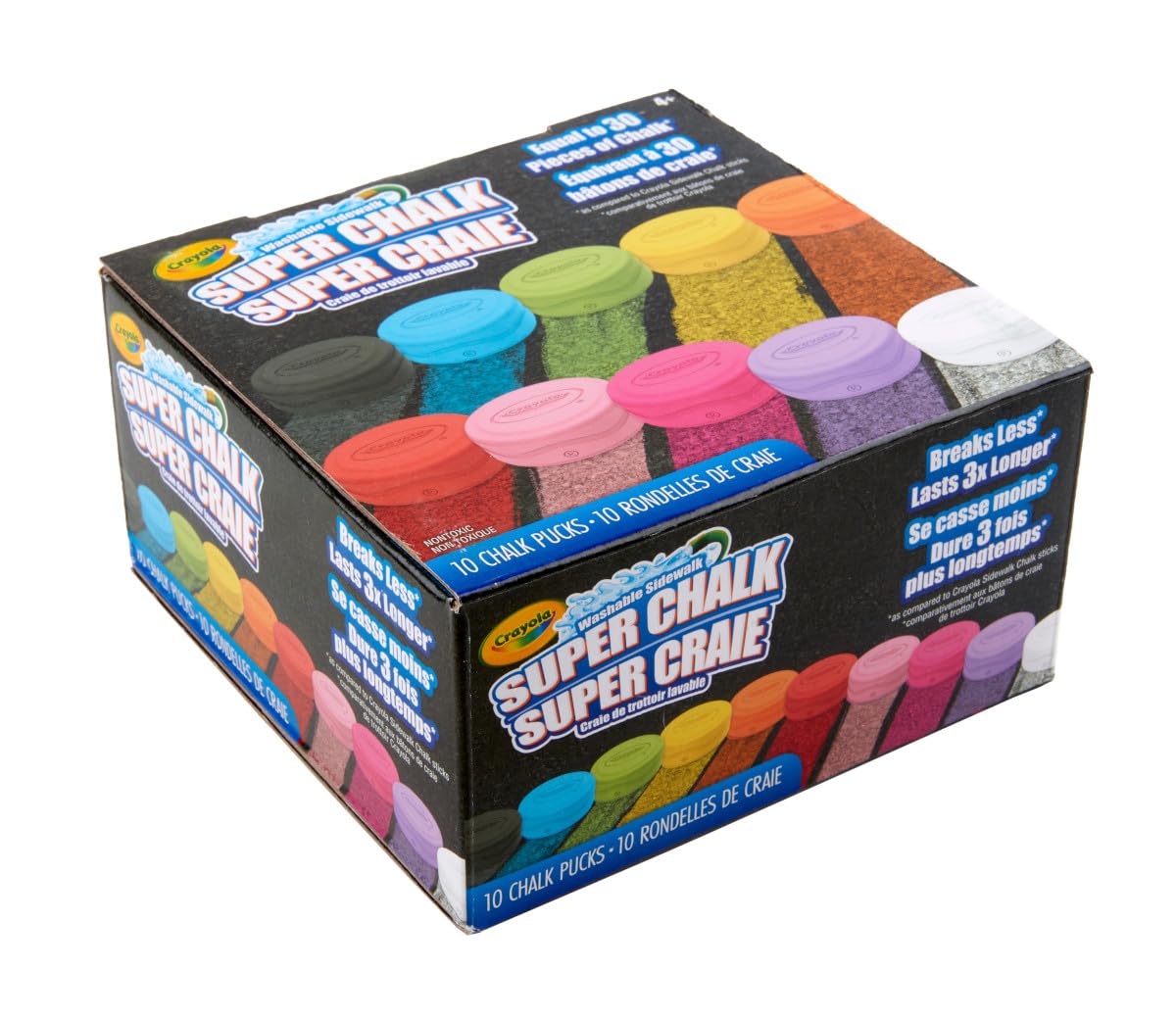 Crayola Ultimate Washable Chalk Collection (64ct), Essential Easter Basket Stuffers, Bulk Outdoor Sidewalk Chalk for Kids, Outdoor Activities & Spring Crafts, Gifts for Kids
