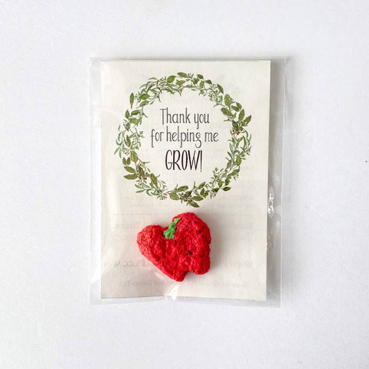 Apple for the Teacher Seed Bomb