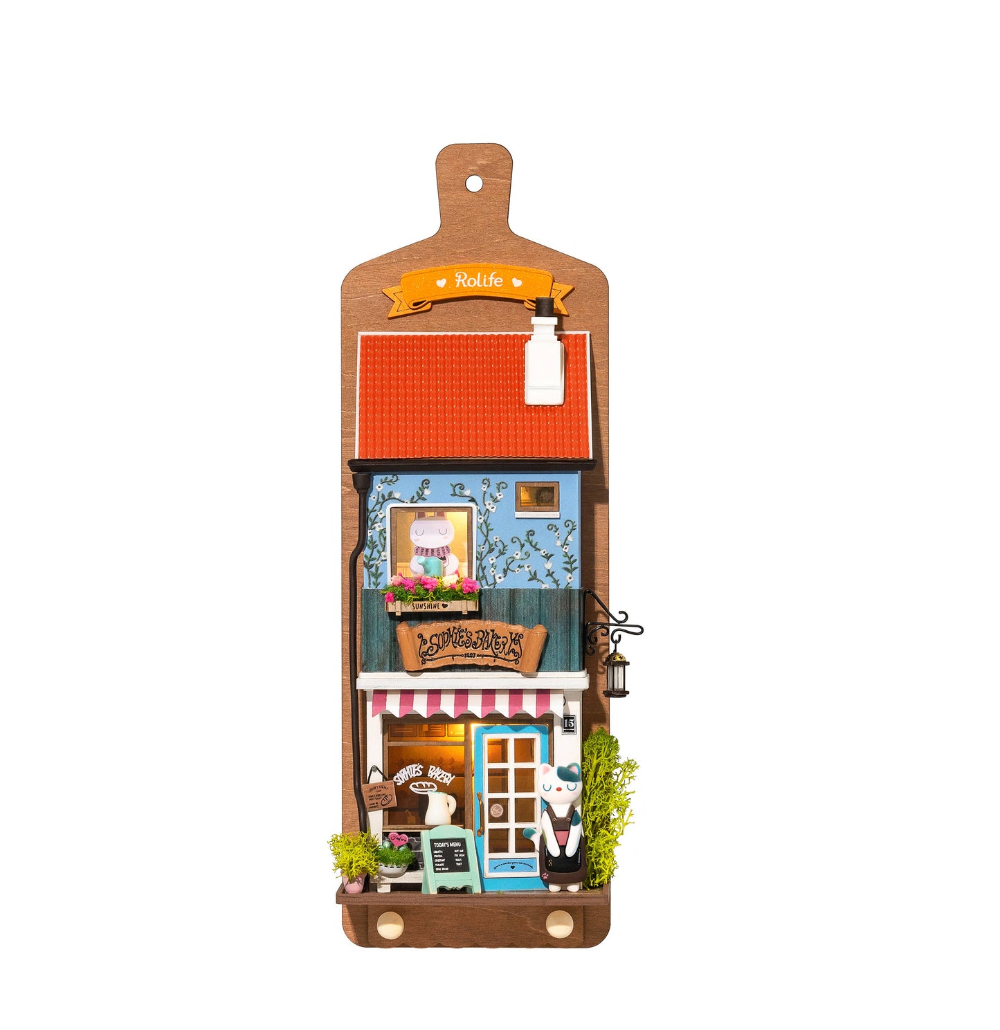Rolife 3D Wooden Puzzle Wall Hanging DIY Miniature House
