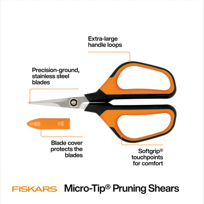 6" Non-Stick Pruning Snips, Scissors, and Tool Gift Set