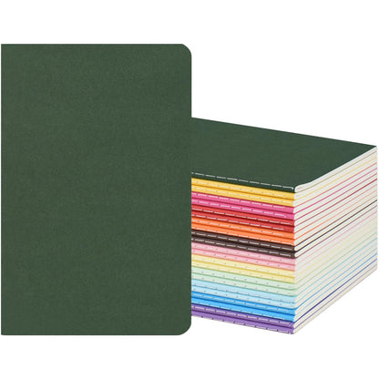12 Pack Colorful Blank Notebooks A5 Journals | 12 Colors, 30 Sheets