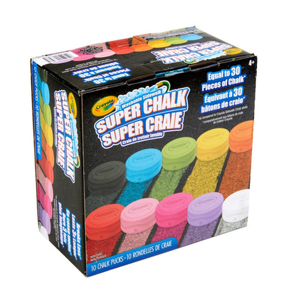 Crayola Ultimate Washable Chalk Collection (64ct), Essential Easter Basket Stuffers, Bulk Outdoor Sidewalk Chalk for Kids, Outdoor Activities & Spring Crafts, Gifts for Kids