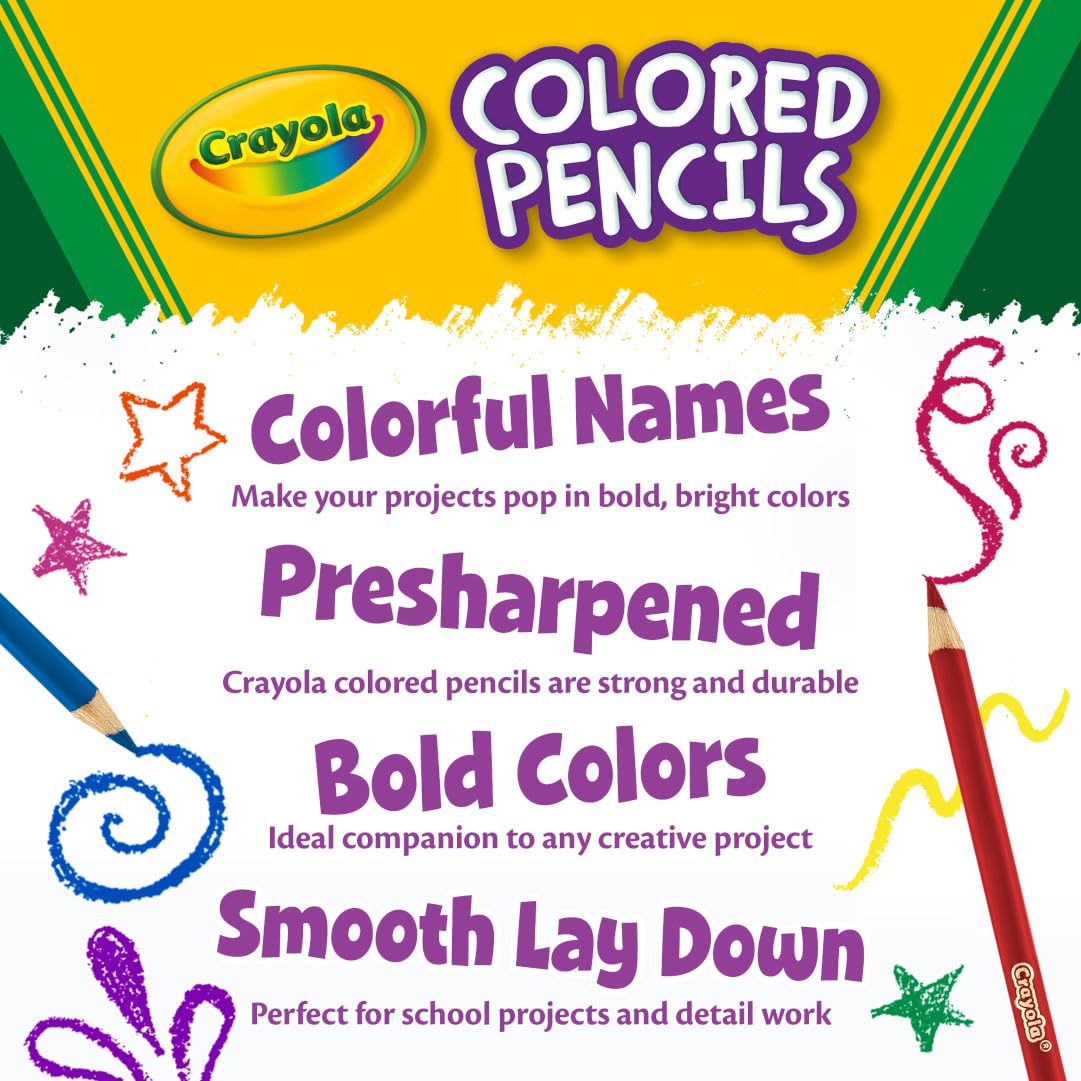 Colored Pencils Set for Kids School Supplies | Crayola