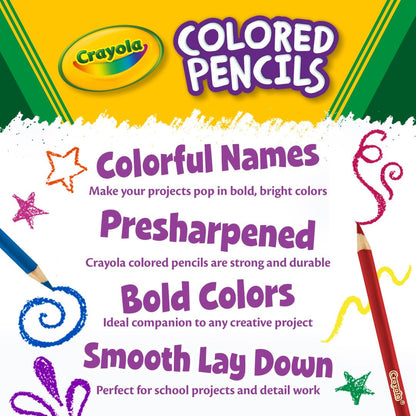 Colored Pencils Set for Kids School Supplies | Crayola