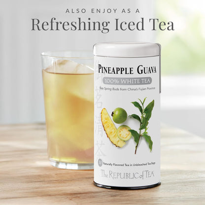Pineapple Guava 100% White Tea Bags, 50 ct | The Republic of Tea