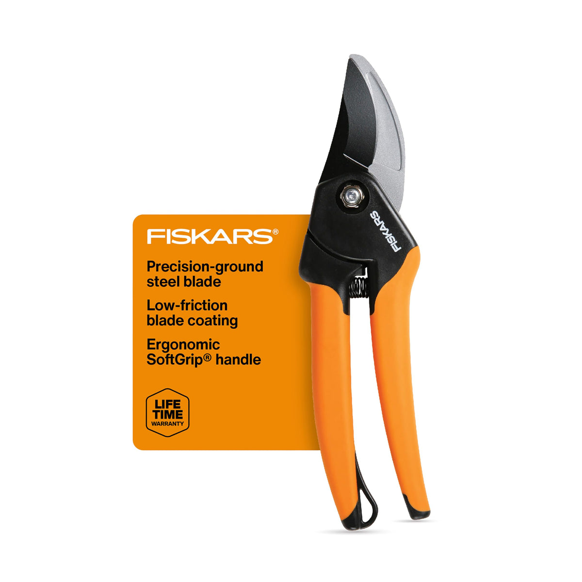Fiskars Forged Steel Bypass Pruning Shears (4 Options)